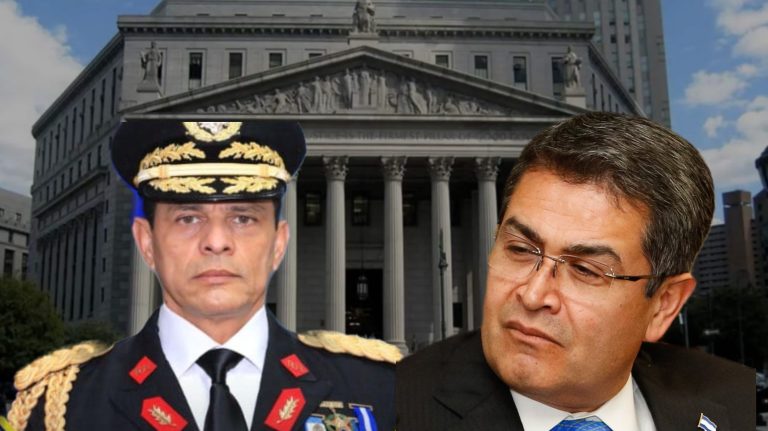 Las miradas desesperadas del General Romero Palacios a JOH